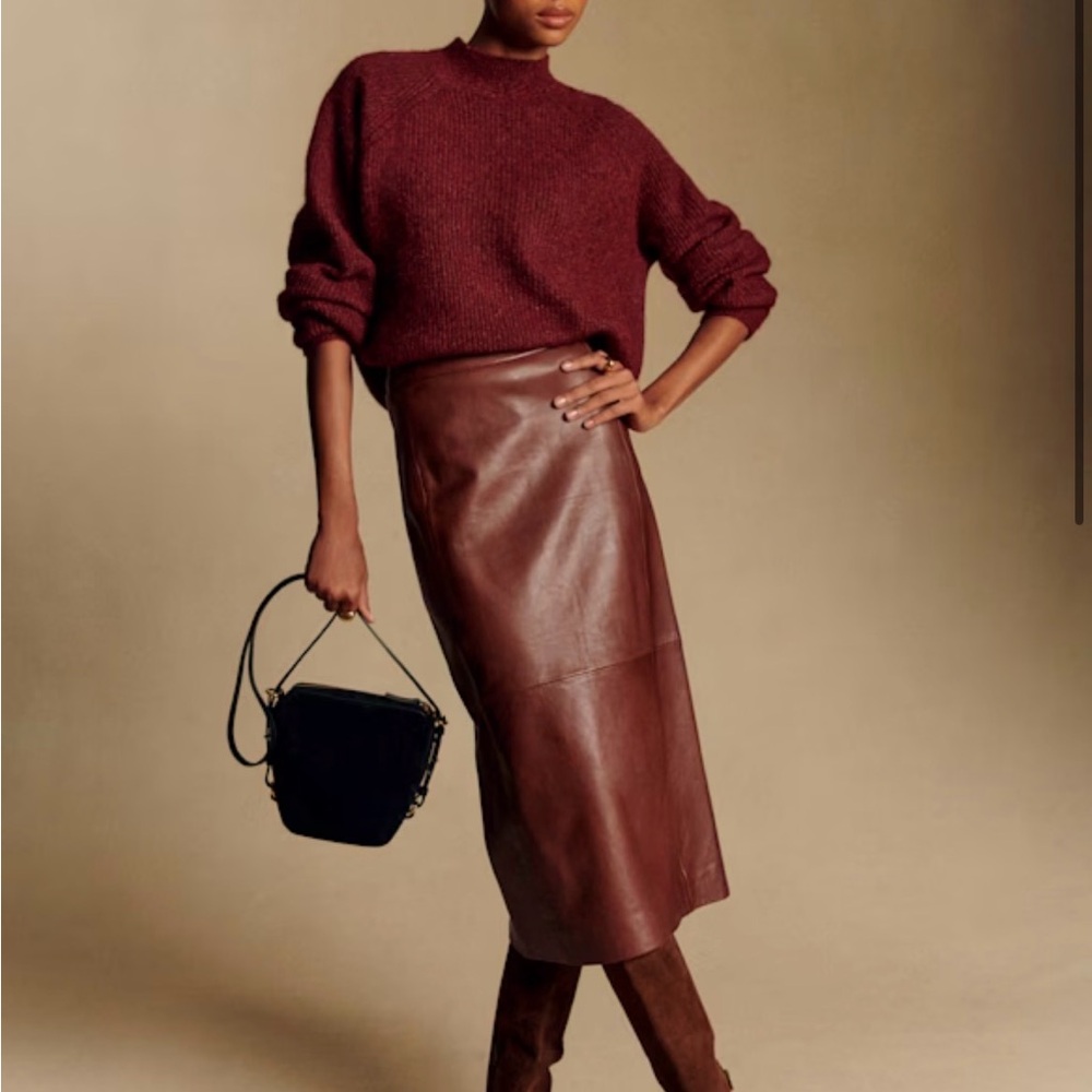 Sézane Otis Jumper in Burgundy